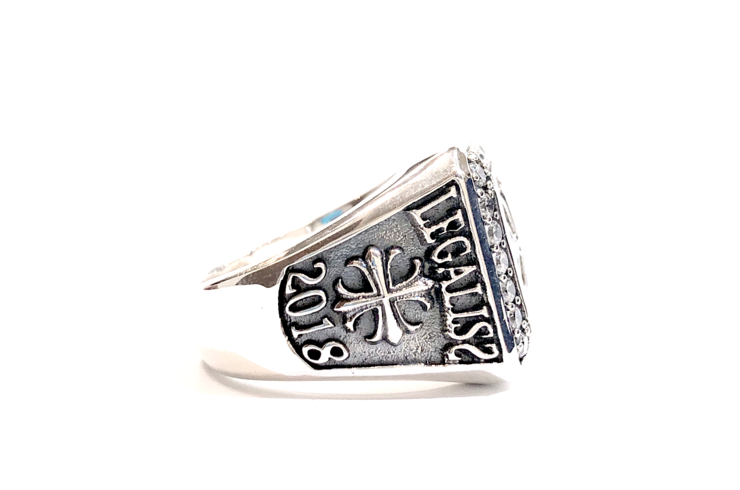 Square College Ring | RING | silver | 名古屋の当シルバー