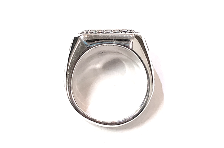 Square College Ring | RING | silver | 名古屋の当シルバー