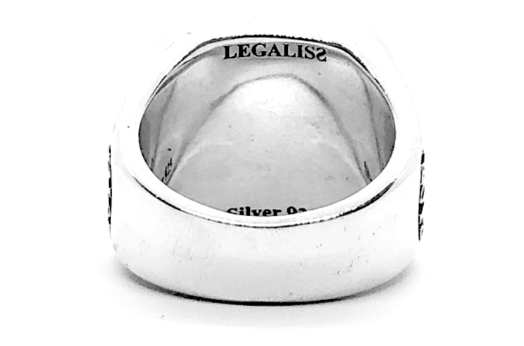 Square College Ring | RING | silver | 名古屋の当シルバー