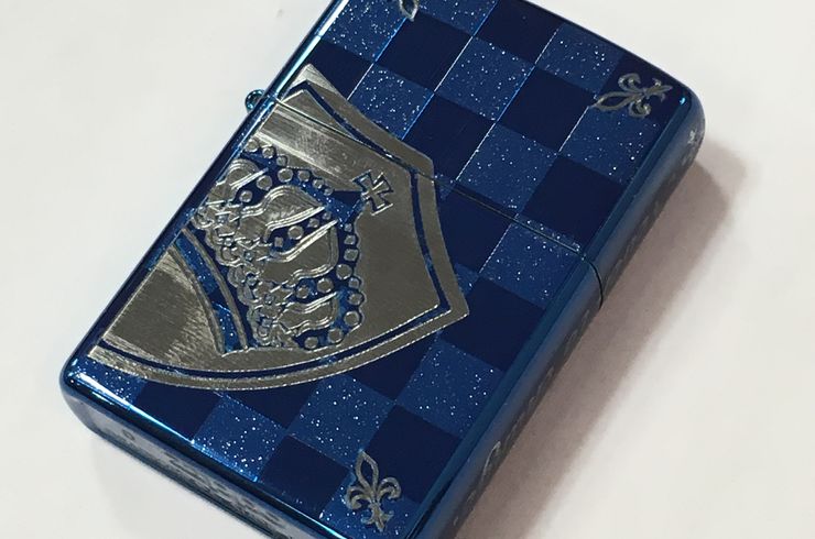 ジッポ〜チェックブルー〜☆